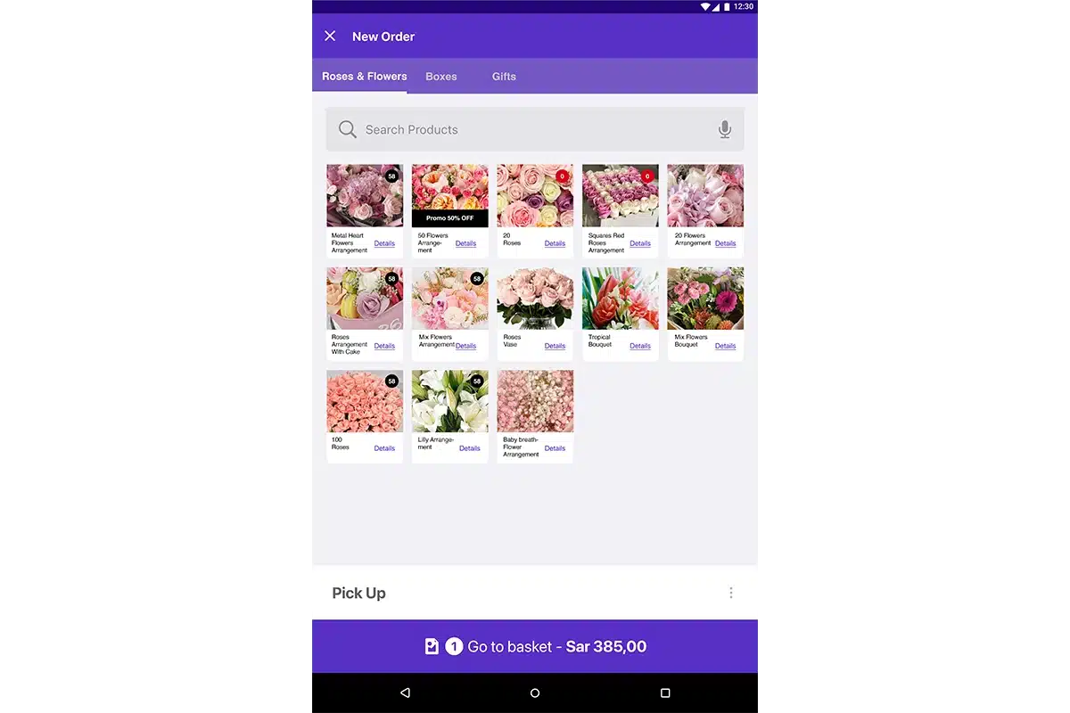 Restaurant digital marketing dashboard showing website analytics and customer engagement metrics