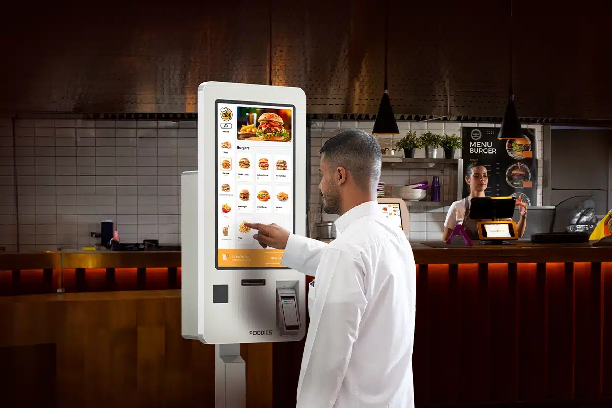 Self-ordering kiosk for Eid Al Fitr restaurant operations